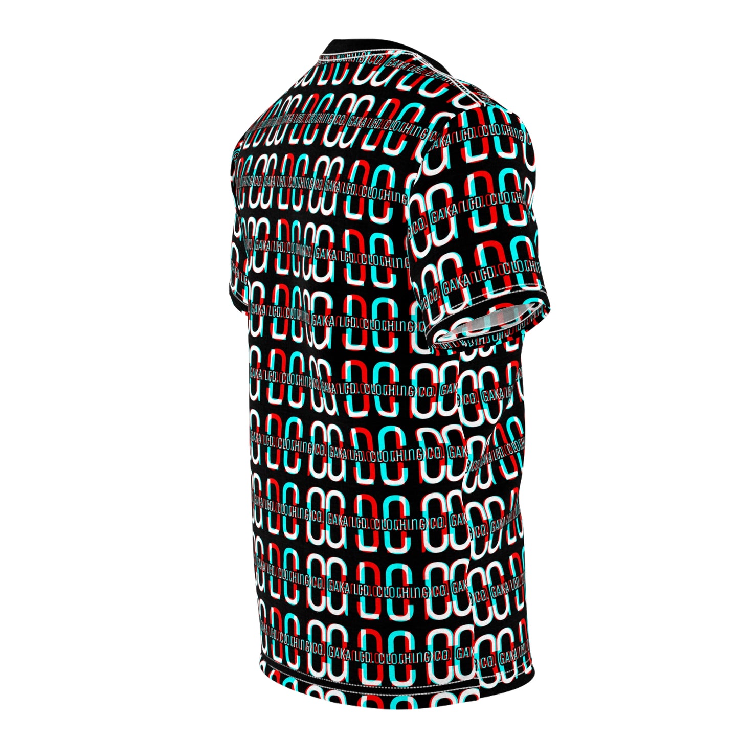 GLCC Anaglyph Tee- Black (AOP)