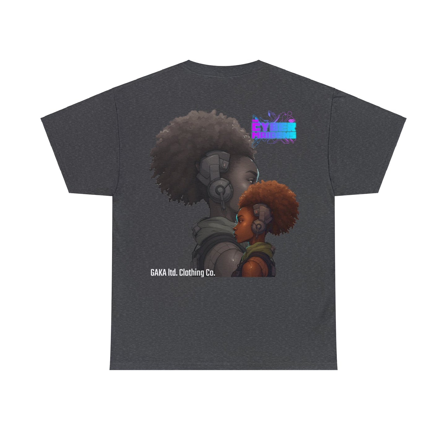 .DESI (Cyber Maidens Series)- Shadow Profile Custom Tee (Back)