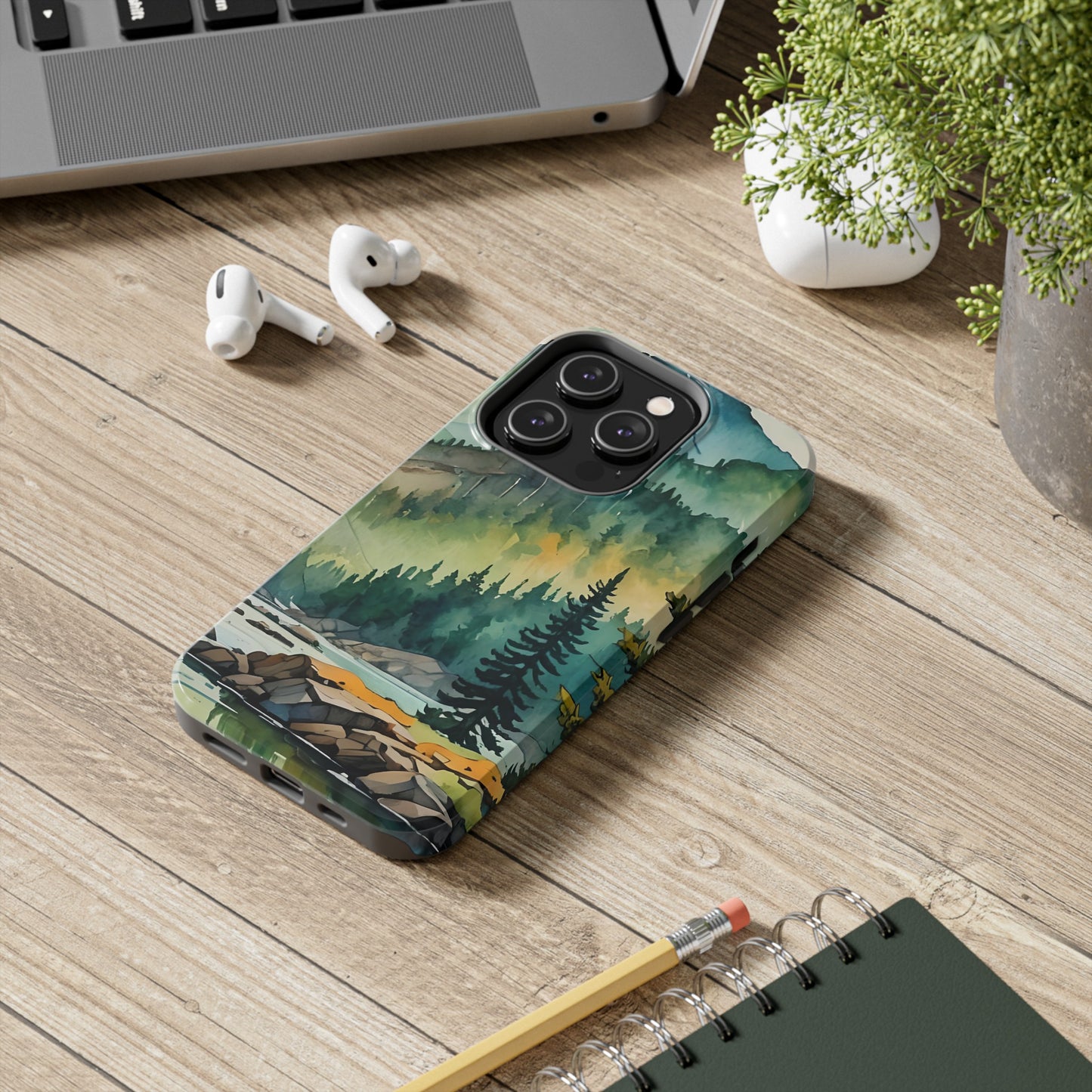 Watercolor Forest Case