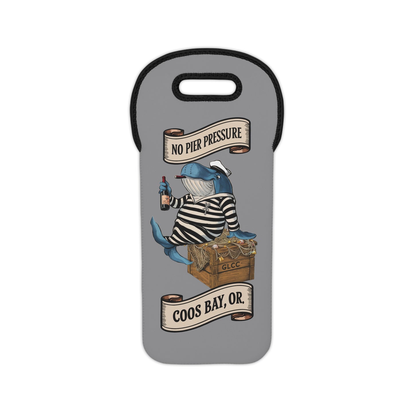 No Pier Pressure- Wine Tote Bag