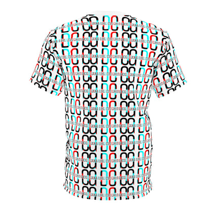 GLCC Anaglyph Tee- White (AOP)