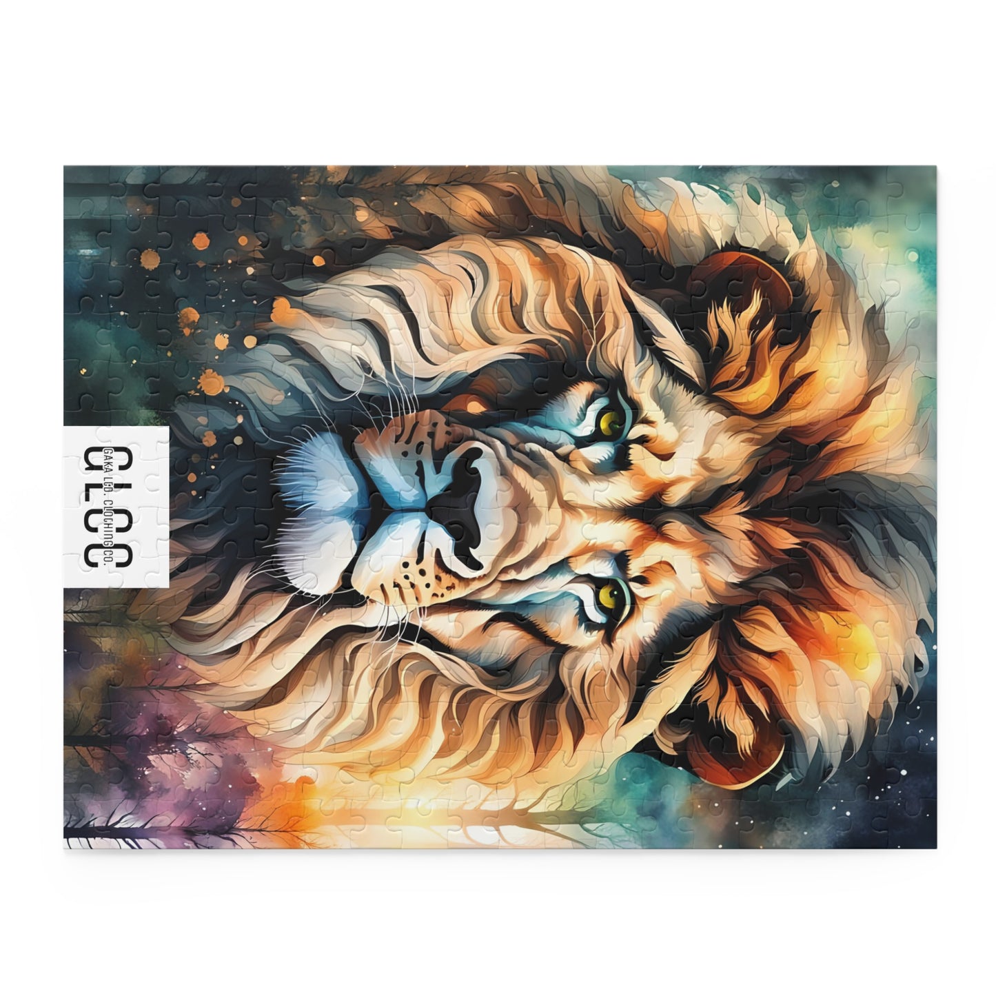 Watercolor Lion Puzzle