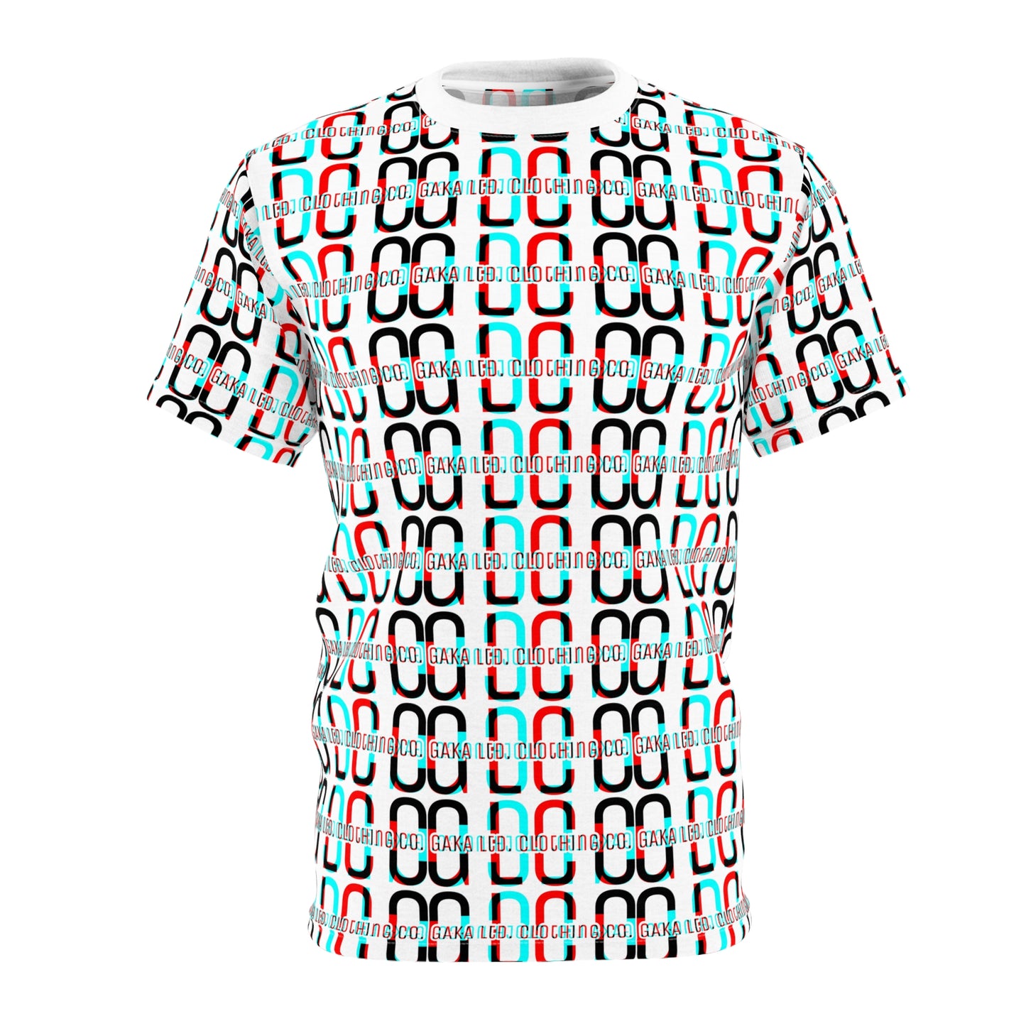 GLCC Anaglyph Tee- White (AOP)