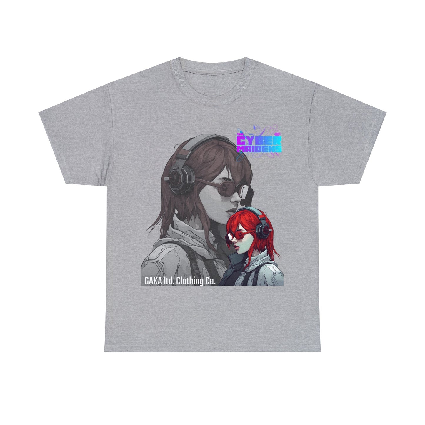 .GINA (Cyber Maidens Series)- Shadow Profile Custom Tee (Front)