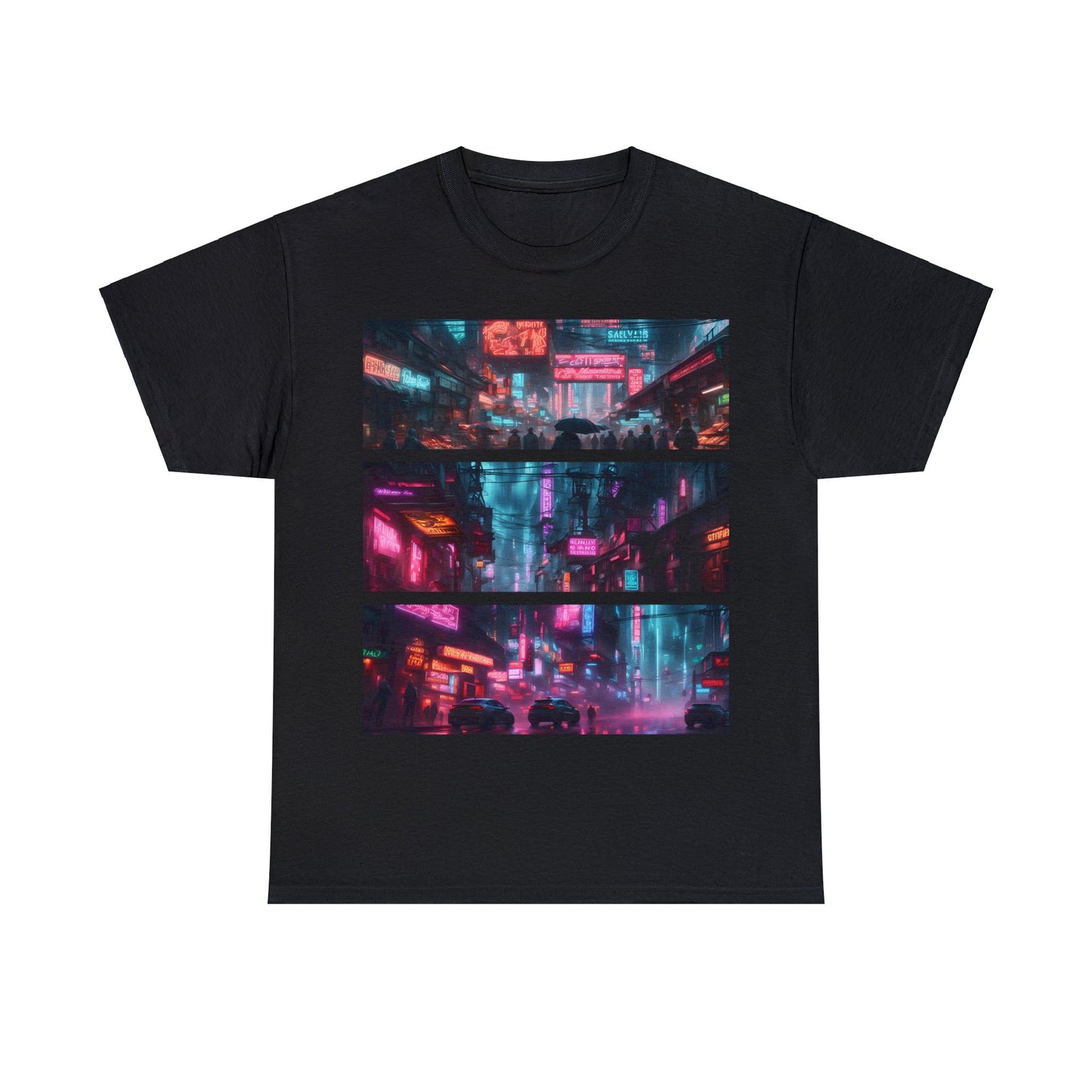 Neo Caladria Cityscapes (Cyber Maiden series)- Custom Tee