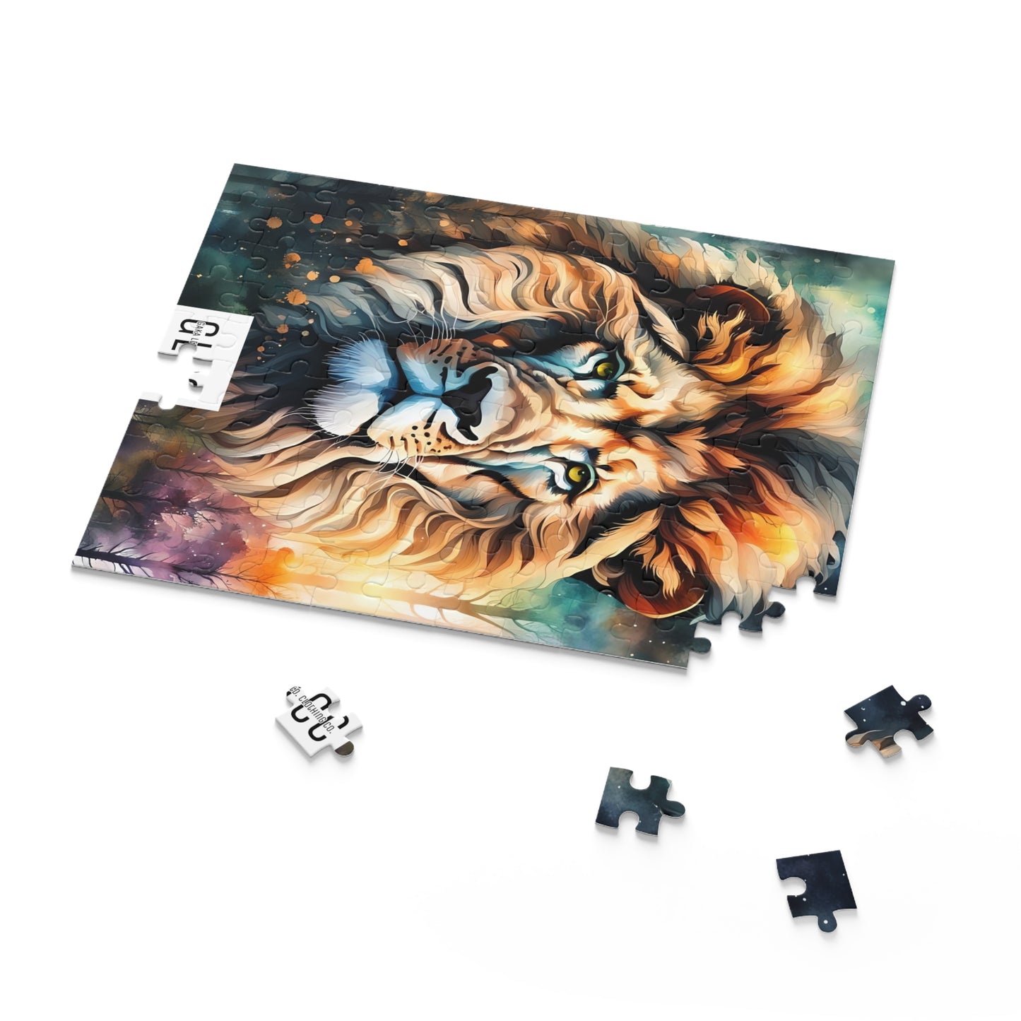 Watercolor Lion Puzzle