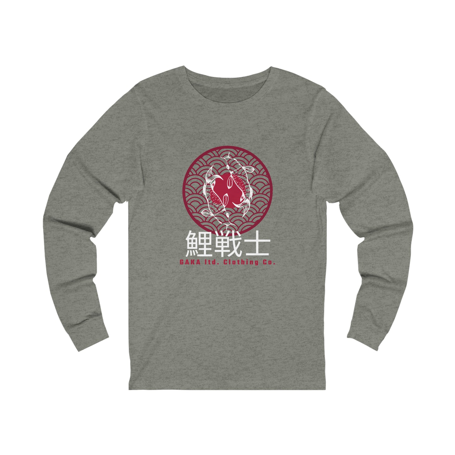 Koi Warrior- Custom Long Sleeve Shirt