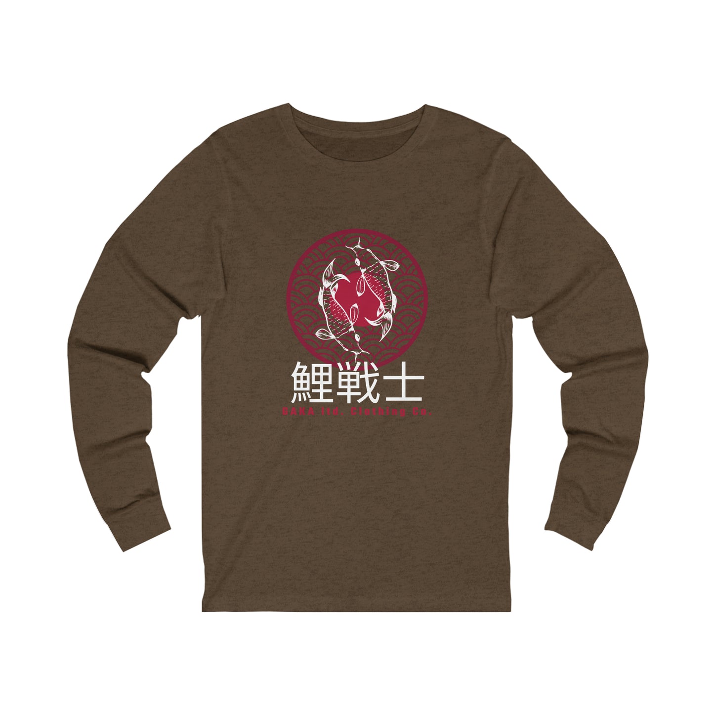 Koi Warrior- Custom Long Sleeve Shirt