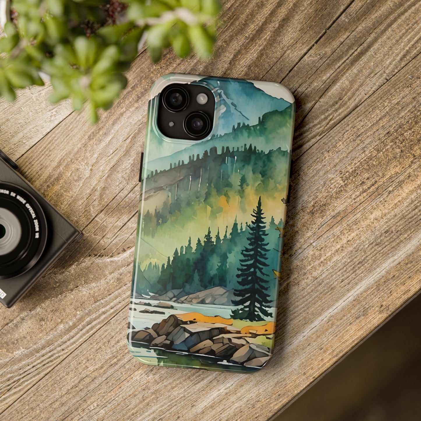 Watercolor Forest Case