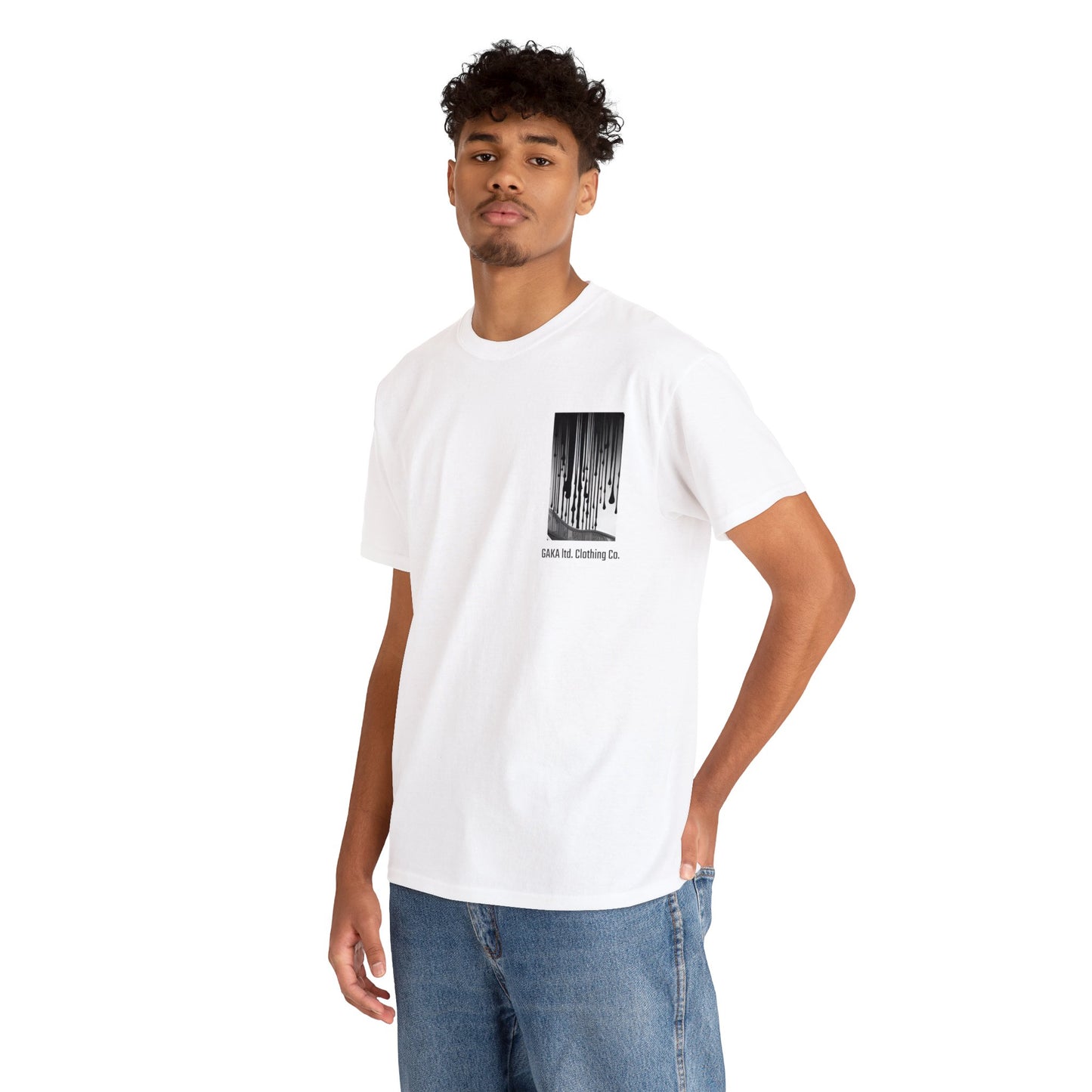 Falling Down (Inkstamp series)- Custom Tee