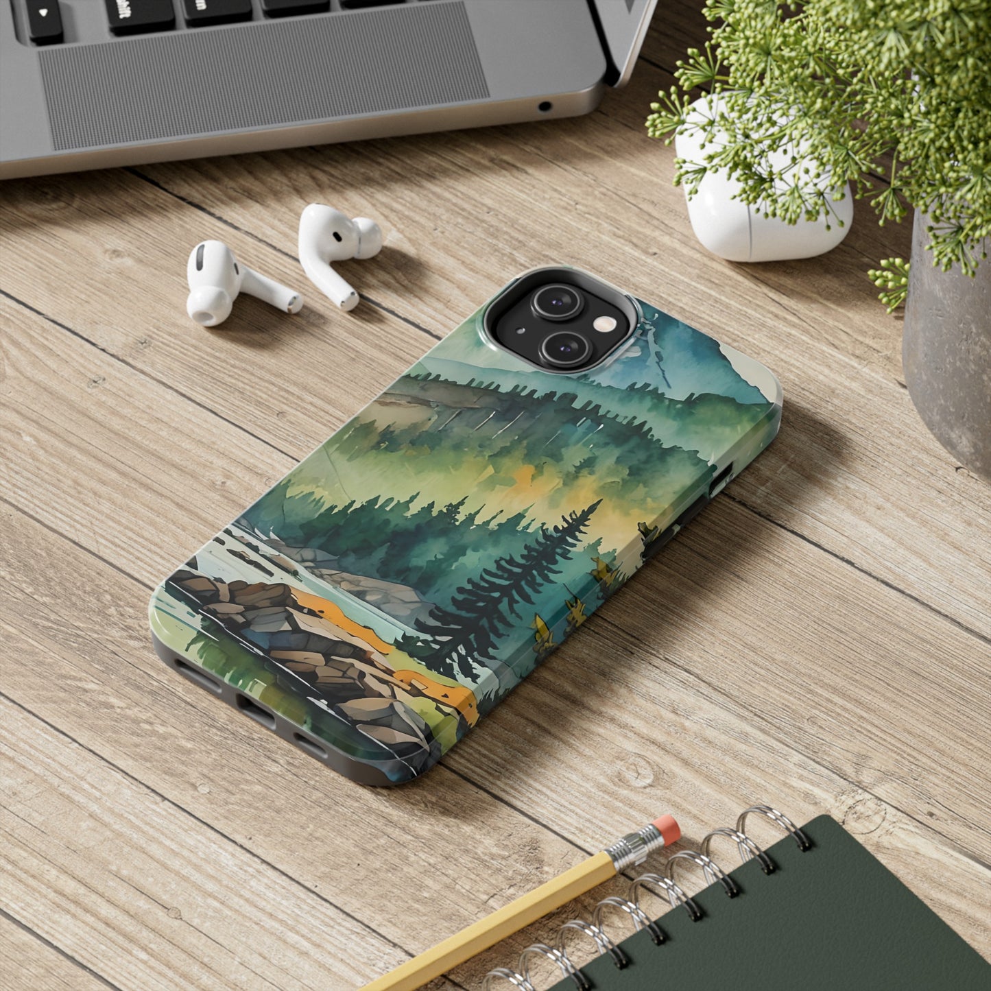 Watercolor Forest Case