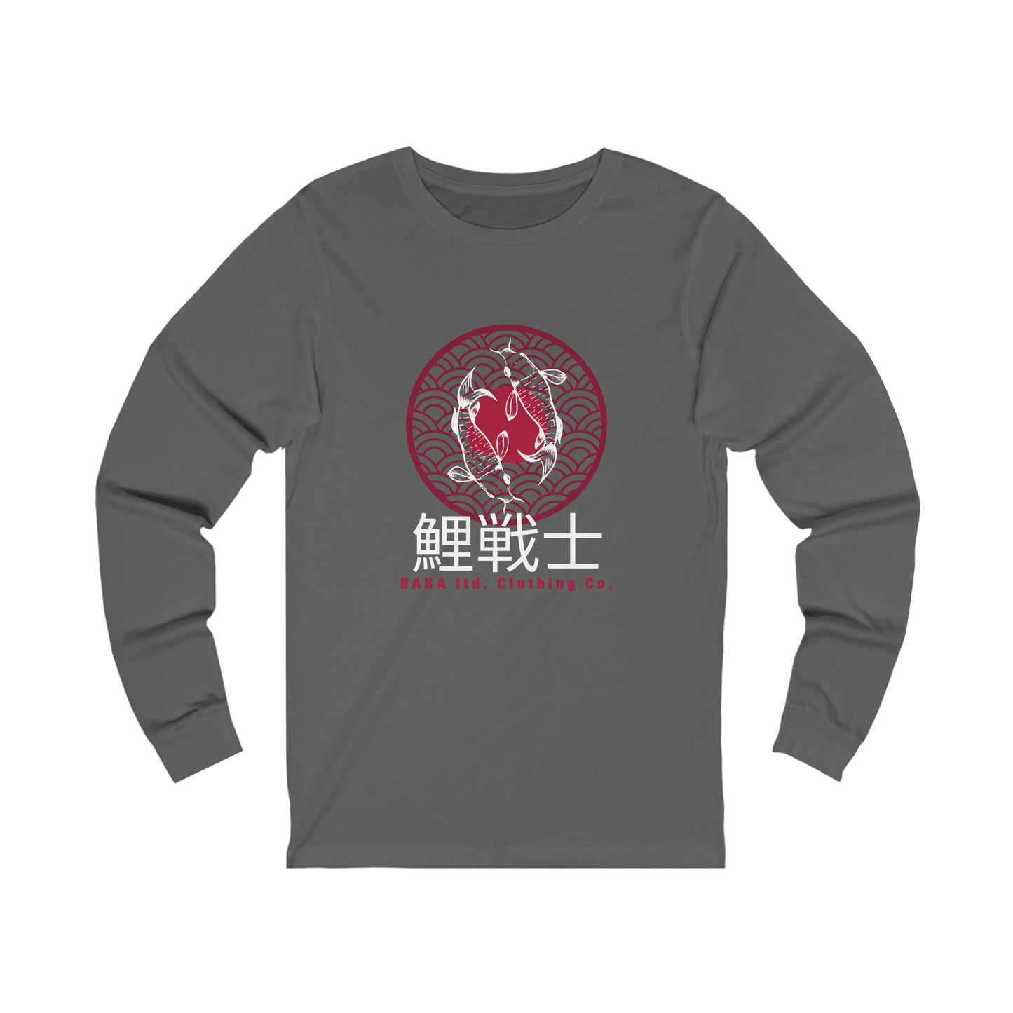 Koi Warrior- Custom Long Sleeve Shirt