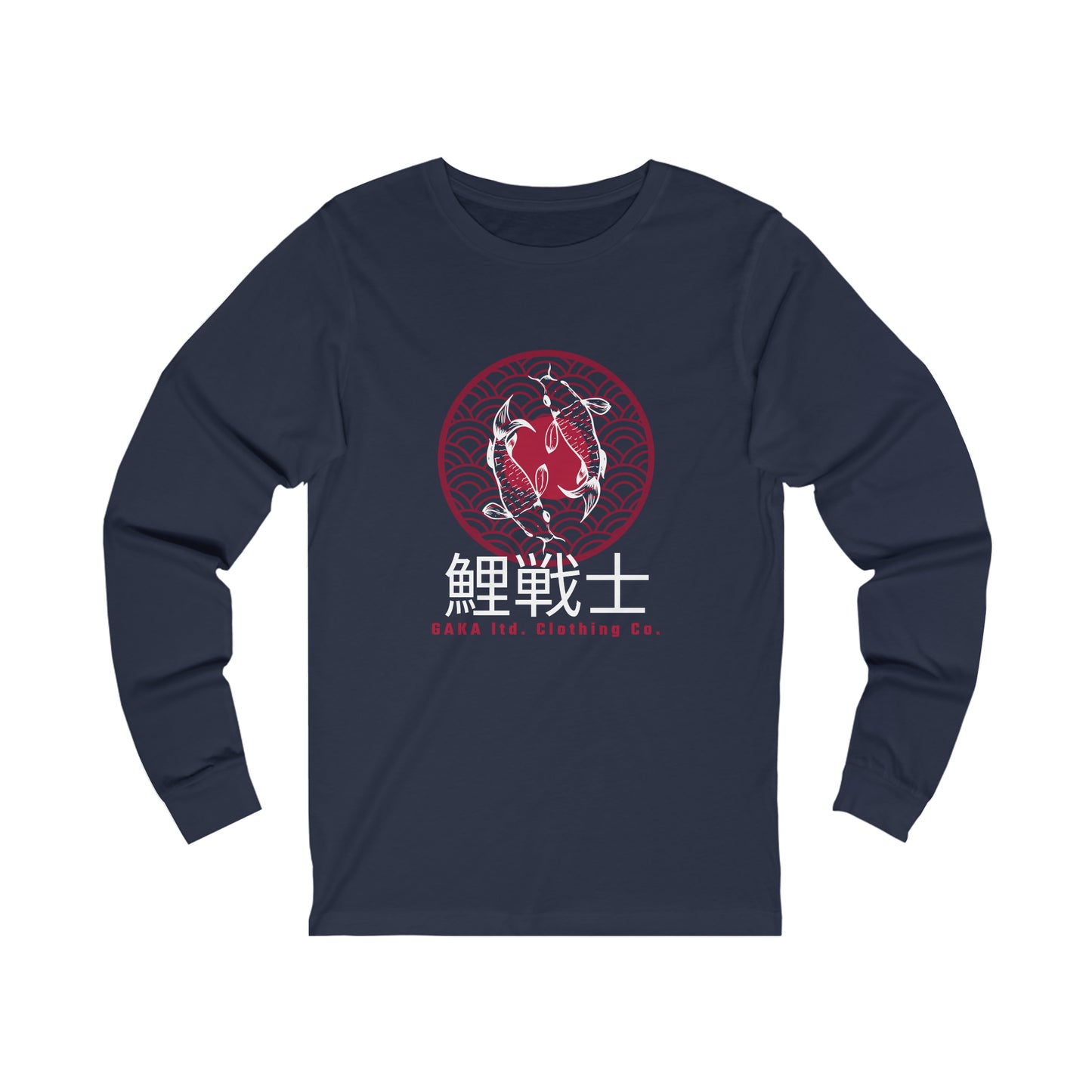 Koi Warrior- Custom Long Sleeve Shirt