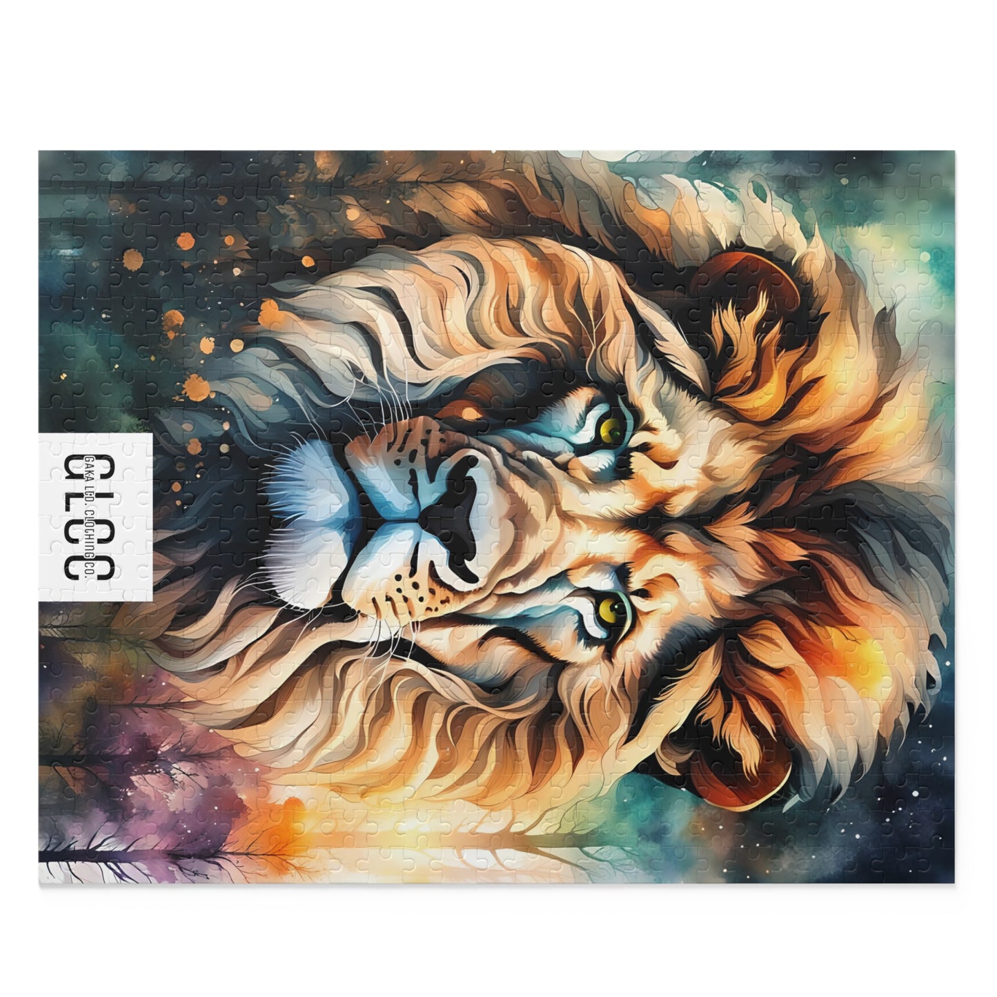 Watercolor Lion Puzzle