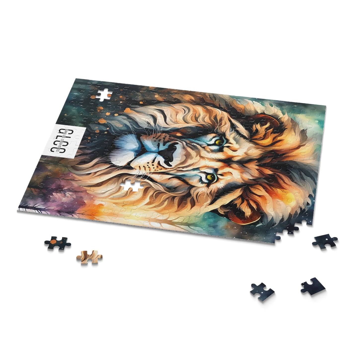 Watercolor Lion Puzzle