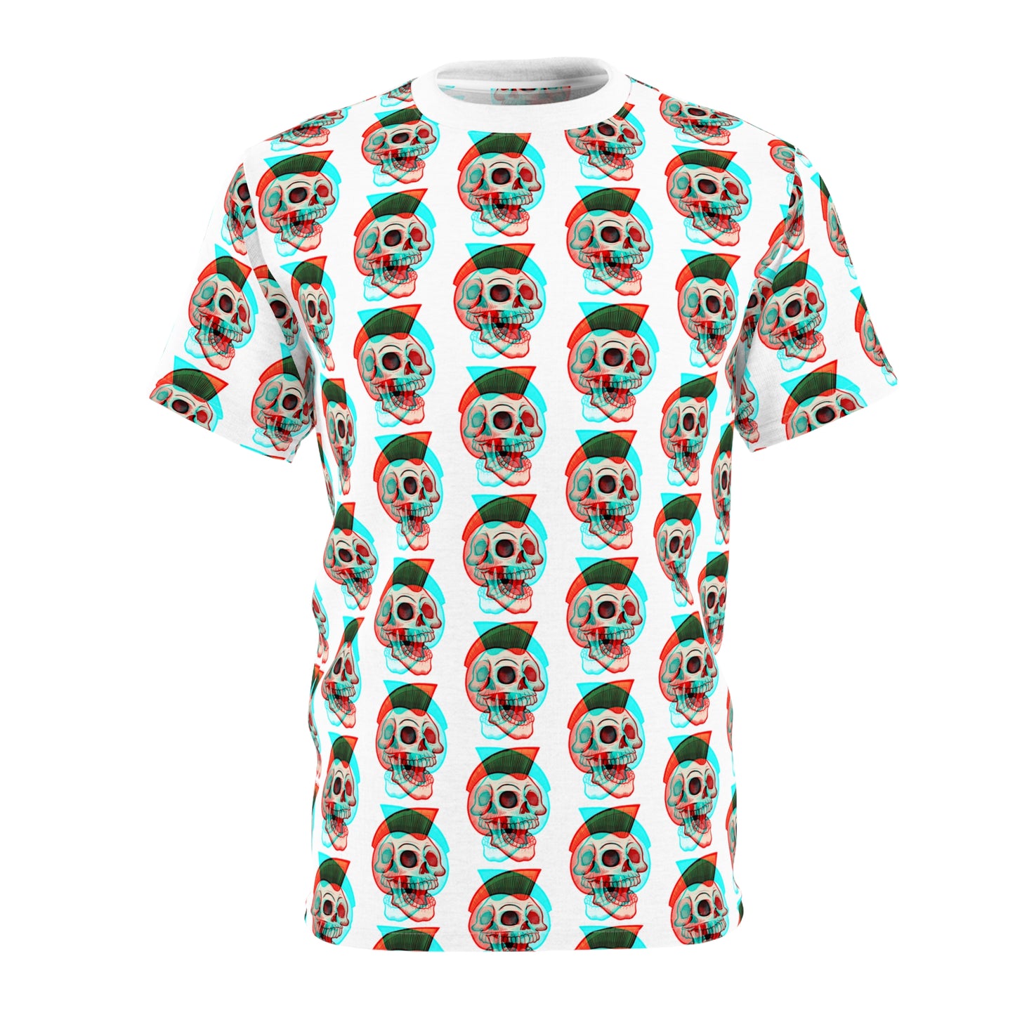 Punk Skull Anaglyph Tee (AOP)