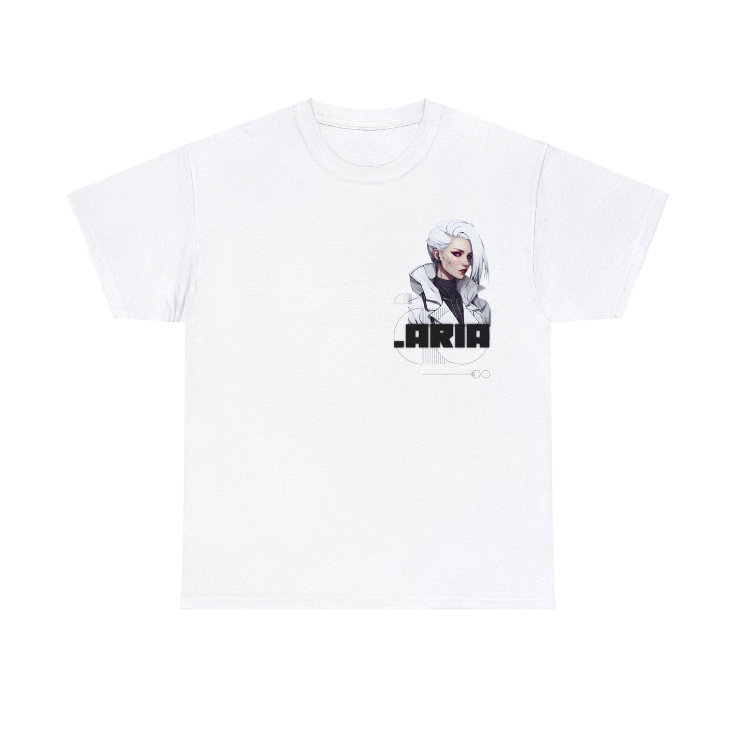 .ARIA (Cyber Maidens series)- Pocket Profile Custom Tee