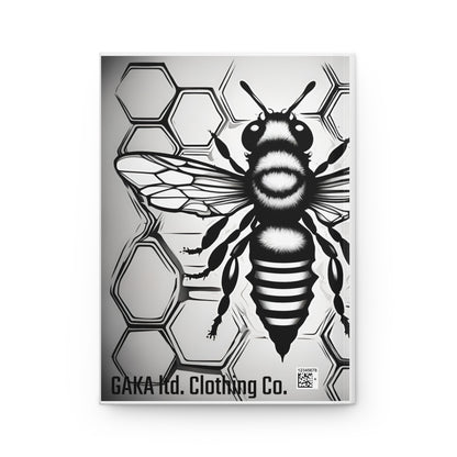 Honeybee (Inkstamp Series)- Hardcover Journal (Matte)