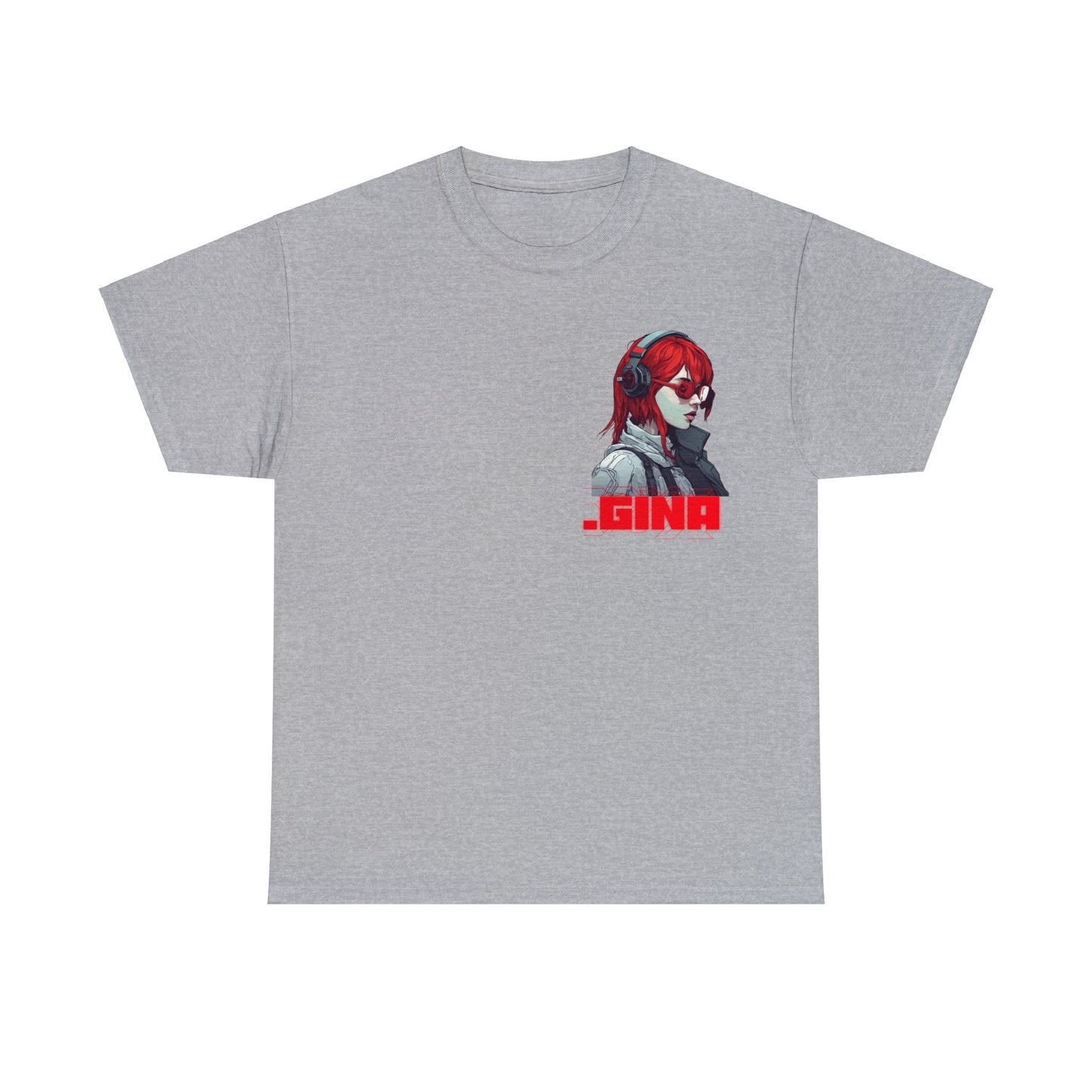 .GINA (Cyber Maidens series)- Pocket Profile Custom Tee