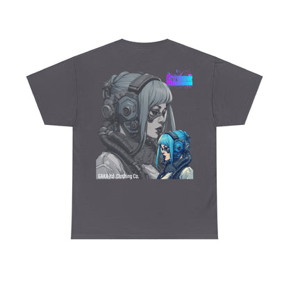 .KIKO (Cyber Maidens Series)- Shadow Profile Custom Tee (Back)