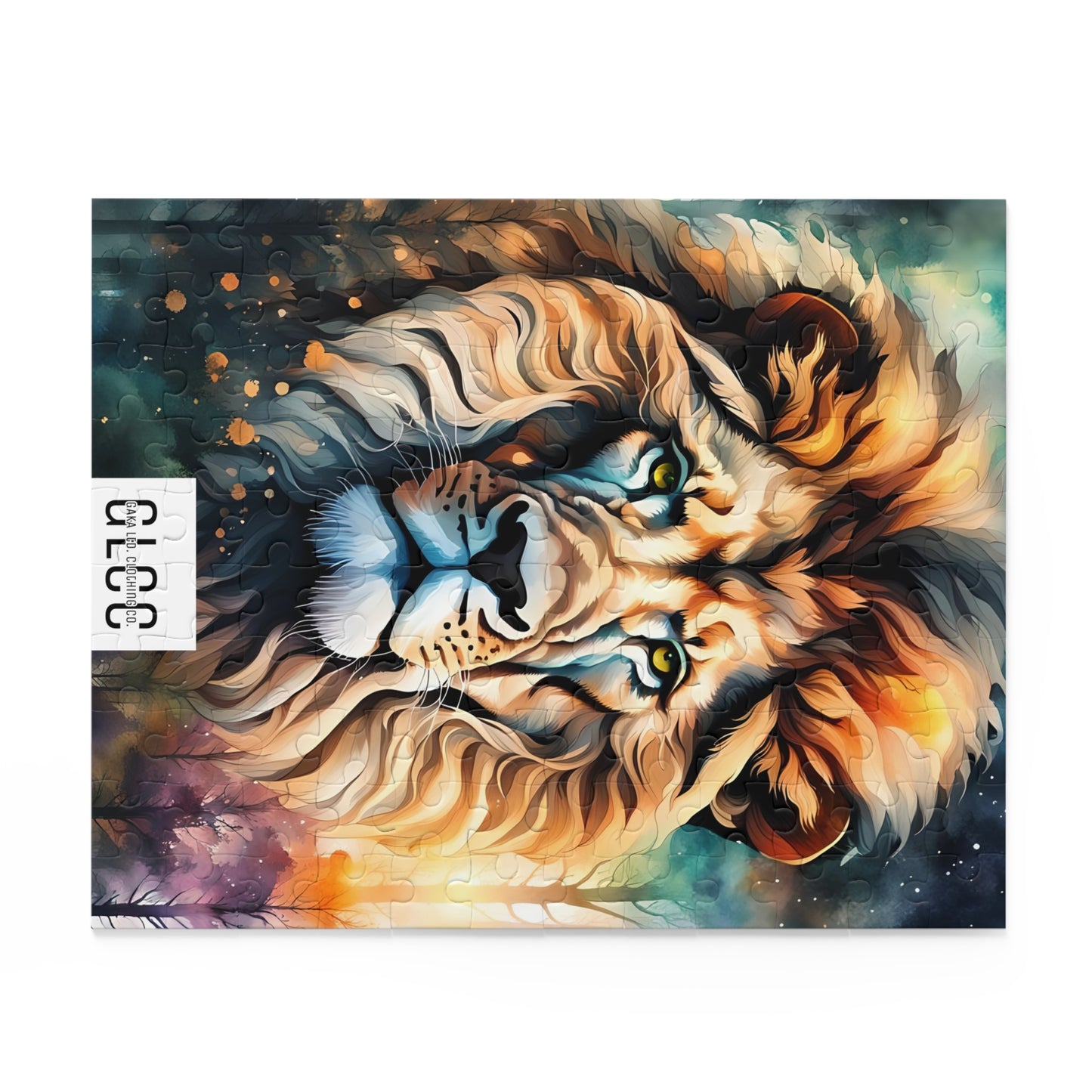 Watercolor Lion Puzzle