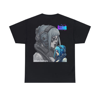 .KIKO (Cyber Maidens Series)- Shadow Profile Custom Tee (Back)