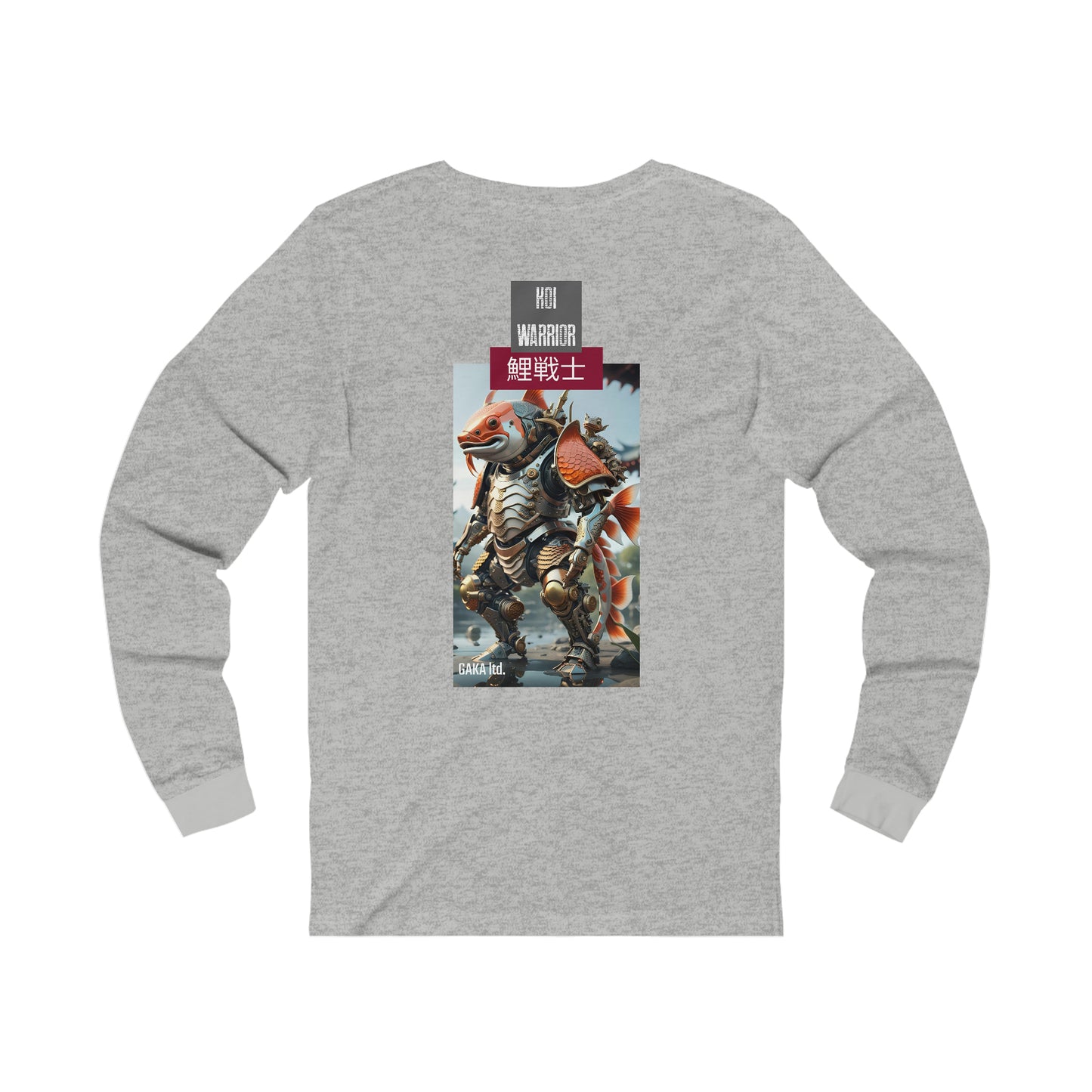 Koi Warrior- Custom Long Sleeve Shirt