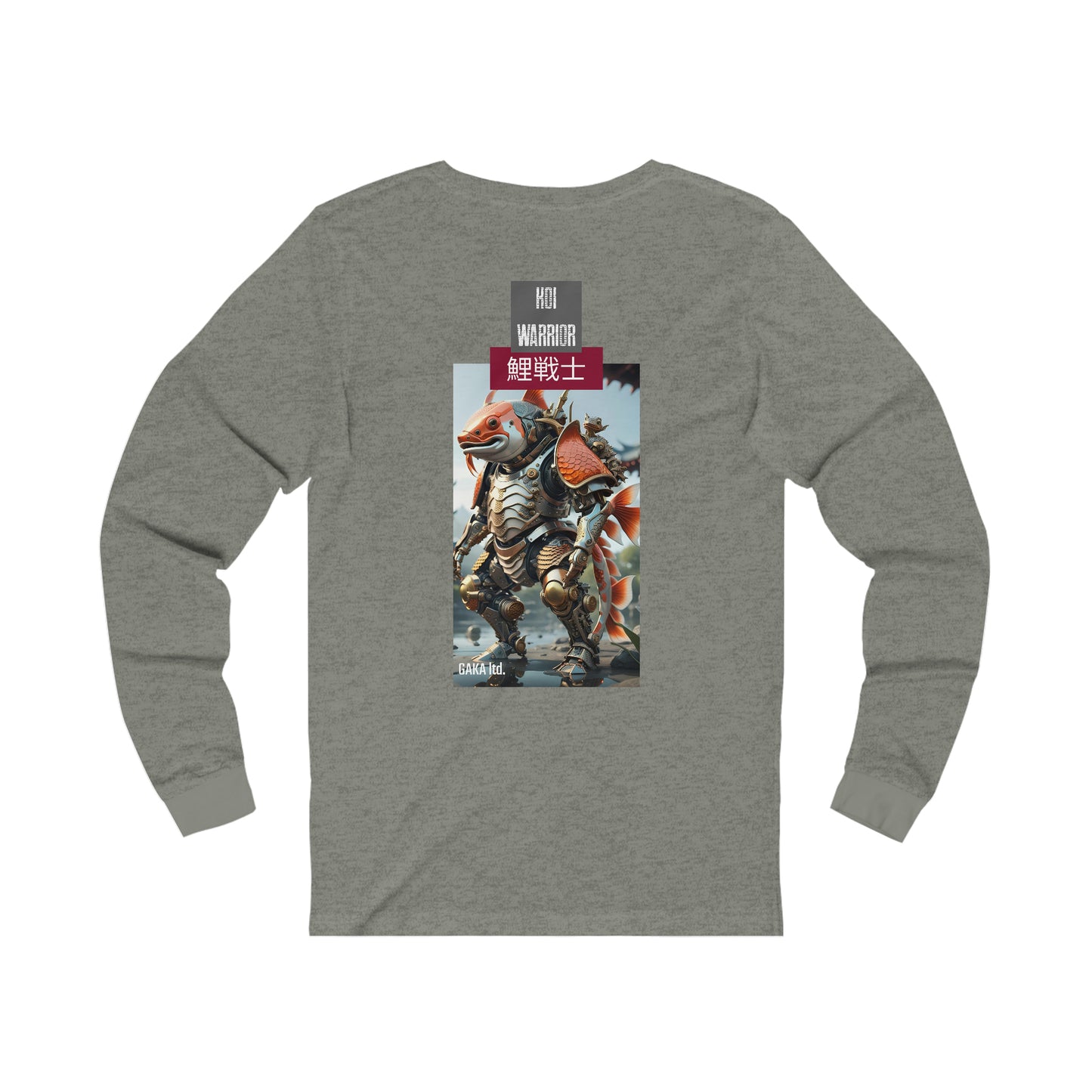 Koi Warrior- Custom Long Sleeve Shirt